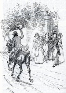 "Mr Perry a cavallo" (illustrazione) da Hugh Thomson