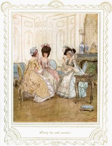 La scuola dello scandalo di Richard Brinsley Sheridan da Hugh Thomson