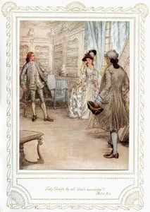 La commedia di Richard Brinsley Sheridan da Hugh Thomson