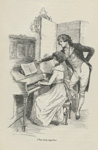 Cantavano insieme, 1896 da Hugh Thomson