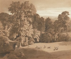 Parco a Minto House da Hugh William Williams