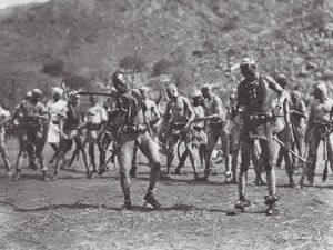 Africa: Danza del sonaglio Nuba da Hugo Adolf Bernatzik