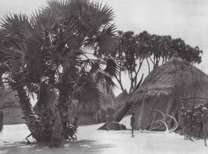 Africa: Villaggio Shilluk sul Nilo Bianco da Hugo Adolf Bernatzik
