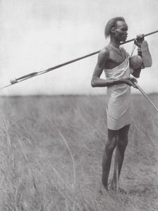 Africa: Guerriero Dinka in viaggio