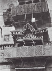 Africa: bovindo in legno a Suakin da Hugo Adolf Bernatzik