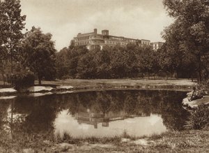 Messico: Castillo Chapultepec (foto b/n) da Hugo Brehme