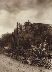 Messico: Chiesa di Tepepam (foto b/n)