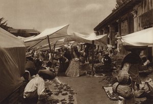 Messico: Mercato di Amecameca (foto b/n)