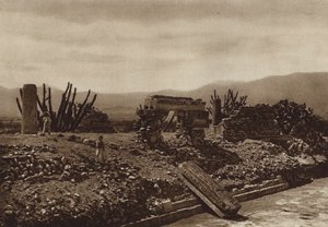 Messico: Rovine di Mitla, Stato di Oaxaca (foto b/n) da Hugo Brehme