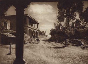 Messico: San Esteban, periferia della capitale Mejico (foto b/n)