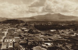 Messico: vista di Toluca (foto b/n)
