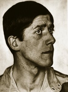 Oskar Kokoschka (foto seppia) da Hugo Erfurth