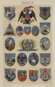 Stemmi dei paesi delle Americhe da Hugo Gerard (after) Strohl