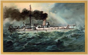S.M. Nave da battaglia Baden da Hugo Graf