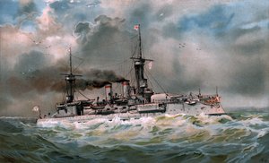 Nave da linea S.M. Brandenburg da Hugo Graf