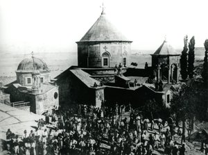 Pellegrinaggio al monastero di Tomarza, a sud-est di Kayseri da Hugo Grothe