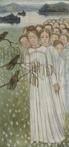 Canzone popolare Kansanlaulu, 1894 da Hugo Simberg