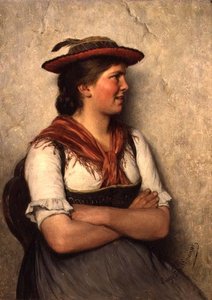 Una ragazza contadina