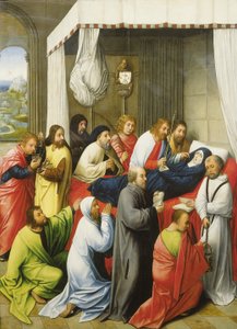 La Dormizione della Vergine, c.1500 da Hugo van der (follower of) Goes