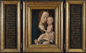Vergine e Bambino, ca 1485 da Hugo van der, Goes