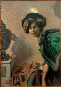 Ritratto di donna (Nel dolman verde)