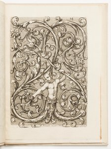 Piatto 14, da Diverses pièces de serruriers (Vari disegni per fabbri) da Hugues Brisville