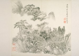 Album dopo i vecchi maestri e poesie da Hui Wang