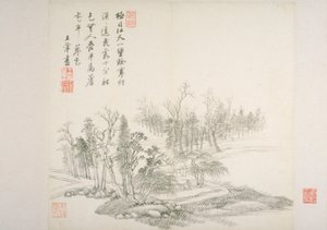Album Dopo Vecchi Maestri e Poesie (album (10 fogli), inchiostro su carta)