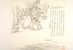 Album dopo i vecchi maestri e poesie (album di 10 fogli) da Hui Wang