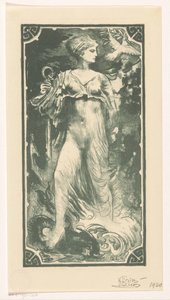 Personificazione della speranza da Huib Luns (signed by artist)