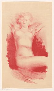Donna nuda seduta