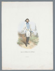 Uomo in costume storico da Huib van Hove Bz