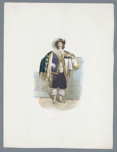Uomo in costume storico da Huib van Hove Bz