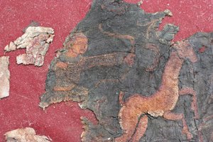 Dettaglio del tappeto da Hunnic Art