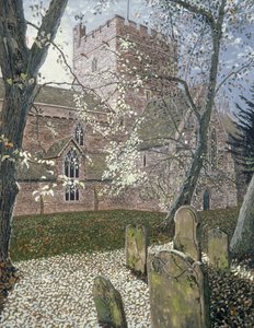 Cattedrale di Brecon, giorno d