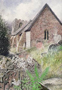 Chiesa di Cwmyoy, Gwent da Huw S. Parsons