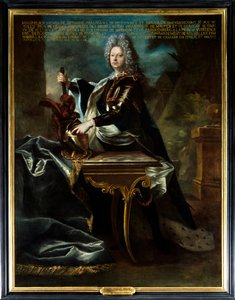 Ritratto di Massimiliano Enrico VI di Bethune, quinto Duca di Sully (1669-1729). Attribuito a Hyacinthe Rigaud. Olio su tela. Sully sur Loire, Chateau de Sully da Hyacinthe (attr. to) Rigaud