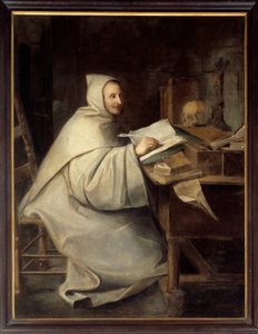 Ritratto in piedi di Armand Jean Le Bouthillier de Rance, abate della Trappa