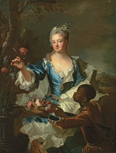 Ritratto di Hyacinthe-Sophie de Beschanel-Nointel, Marchesa di Louville da Hyacinthe Francois Rigaud
