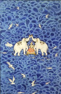 La dea Lakshmi e gli elefanti da IMAGINEERS STUDIO