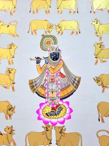 Krishna tra le mucche dorate