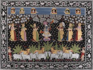 Krishna, le Gopi e le mucche da IMAGINEERS STUDIO