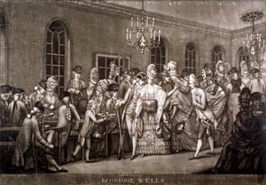 Veduta di una Stanza Affollata a Bagnigge Wells, Londra da IR Smith