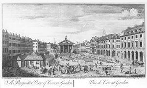 Vista prospettica di Covent Garden