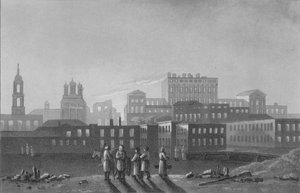 Palazzi di Pashov Menzikov, Apraxin &c. Belgorod, Mosca, 1817 da I Clark