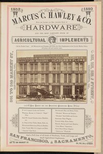 [Marcus C. Hawley and Company, San Francisco]. da I. W. Taber
