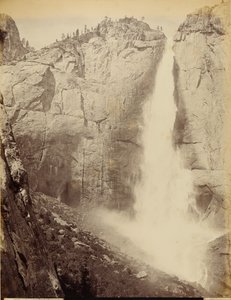 Cascate superiori dello Yosemite, 1502 piedi - (istantanee) da I. W. Taber
