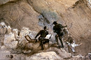 Ignace Francois Bonhomme che dipinge all