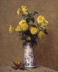 Crisantemi da Ignace Henri Jean Fantin Latour