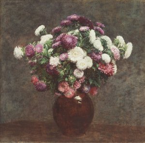 Astri in vaso da Ignace Henri Jean Fantin Latour